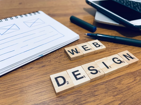 web design drvena slova